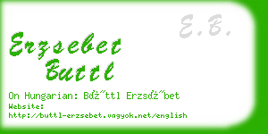 erzsebet buttl business card